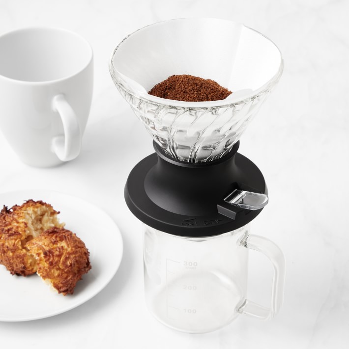 Hario V60 Switch Immersion Dripper Set with Glass Server Williams Sonoma