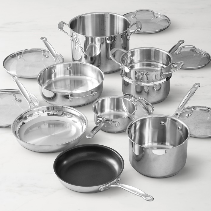 Cuisinart Chef's Classic 14 Piece Non Stick Hard Anodized Cookware Set