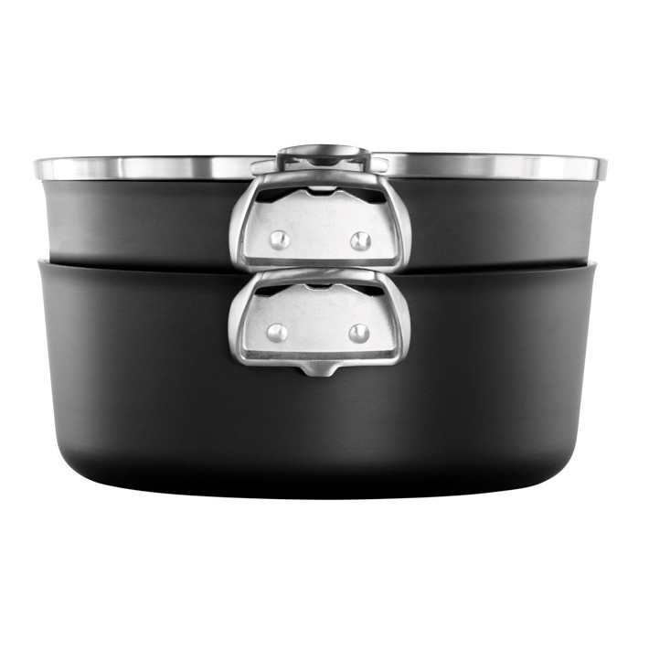 Williams Sonoma Calphalon Premier Space-Saving Hard-Anodized Nonstick  Saucepan with Cover