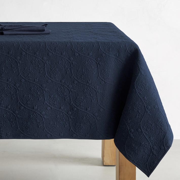 Vine Floral Boutis Tablecloth Williams Sonoma