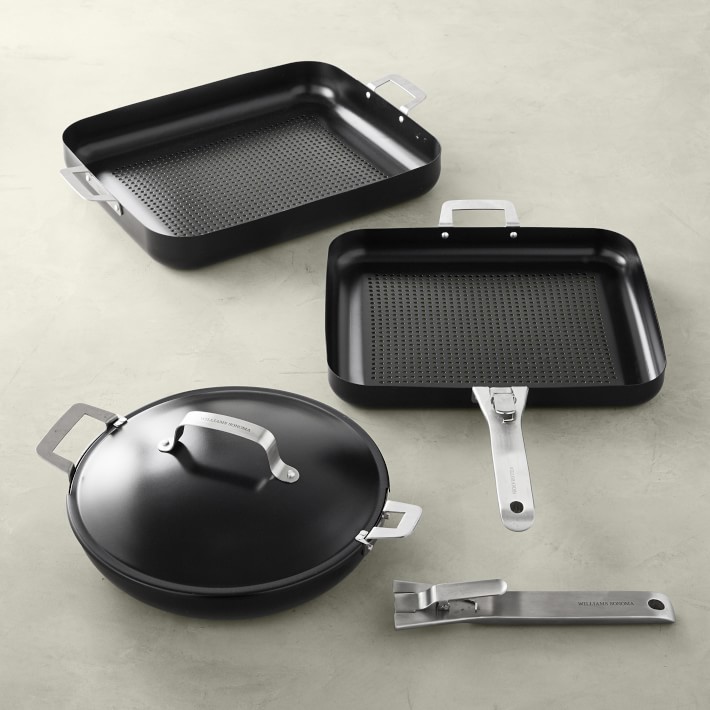 Williams Sonoma High Heat Nonstick Cookware Set with Lid Williams Sonoma CA Williams Sonoma