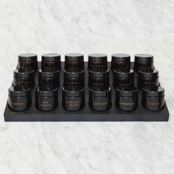 Evermill Complete InDrawer Spice Rack with Spices Williams Sonoma