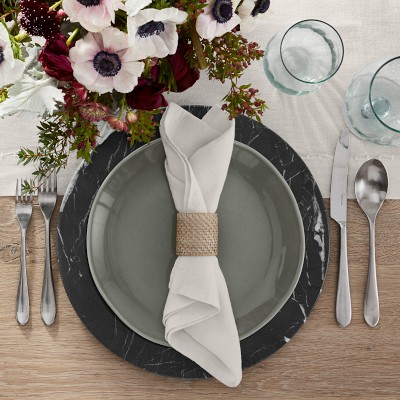 Italian Washed Linen Table Runner | Williams Sonoma