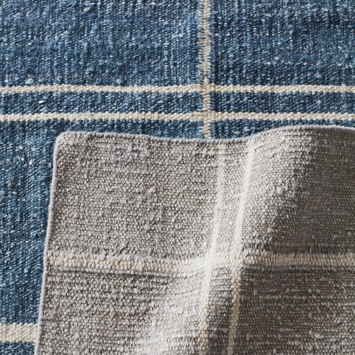 Plaid Flatweave Rug Williams Sonoma