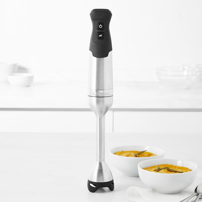 COMMERCIAL CHEF Immersion Blender, Hand Blender with Stainless Steel  Blades, Immersion Blender with Quiet Motor, Electric Mini Blender for  Delicious