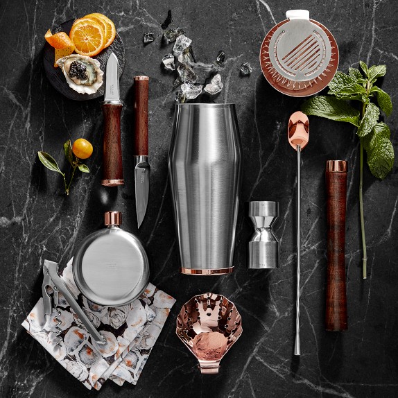 Williams Sonoma Bar Tool Set with Stand & Cocktail Shaker Bar