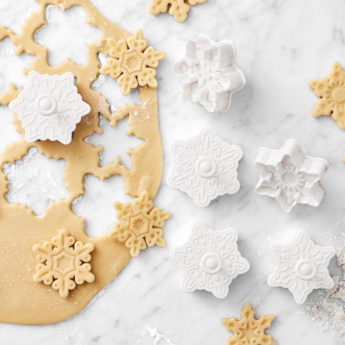 Snowflake Pie Crust Cutters, Set of 6 Williams Sonoma CA Williams