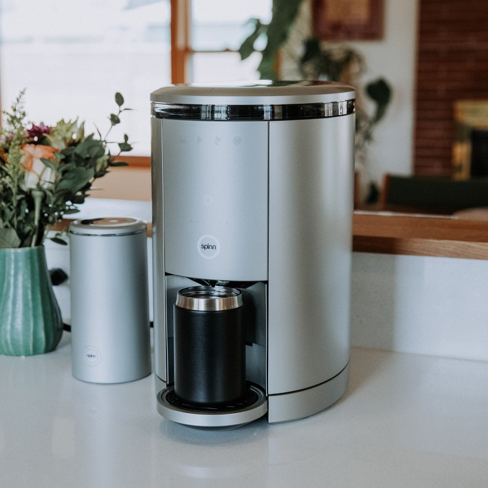 Spinn Coffee Maker, Milk Frother, and Travel Mug Bundle Williams Sonoma