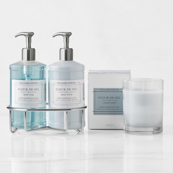 Williams Sonoma Fleur De Sel Hand Soap & Lotion Deluxe 6Piece Gift Set Williams Sonoma