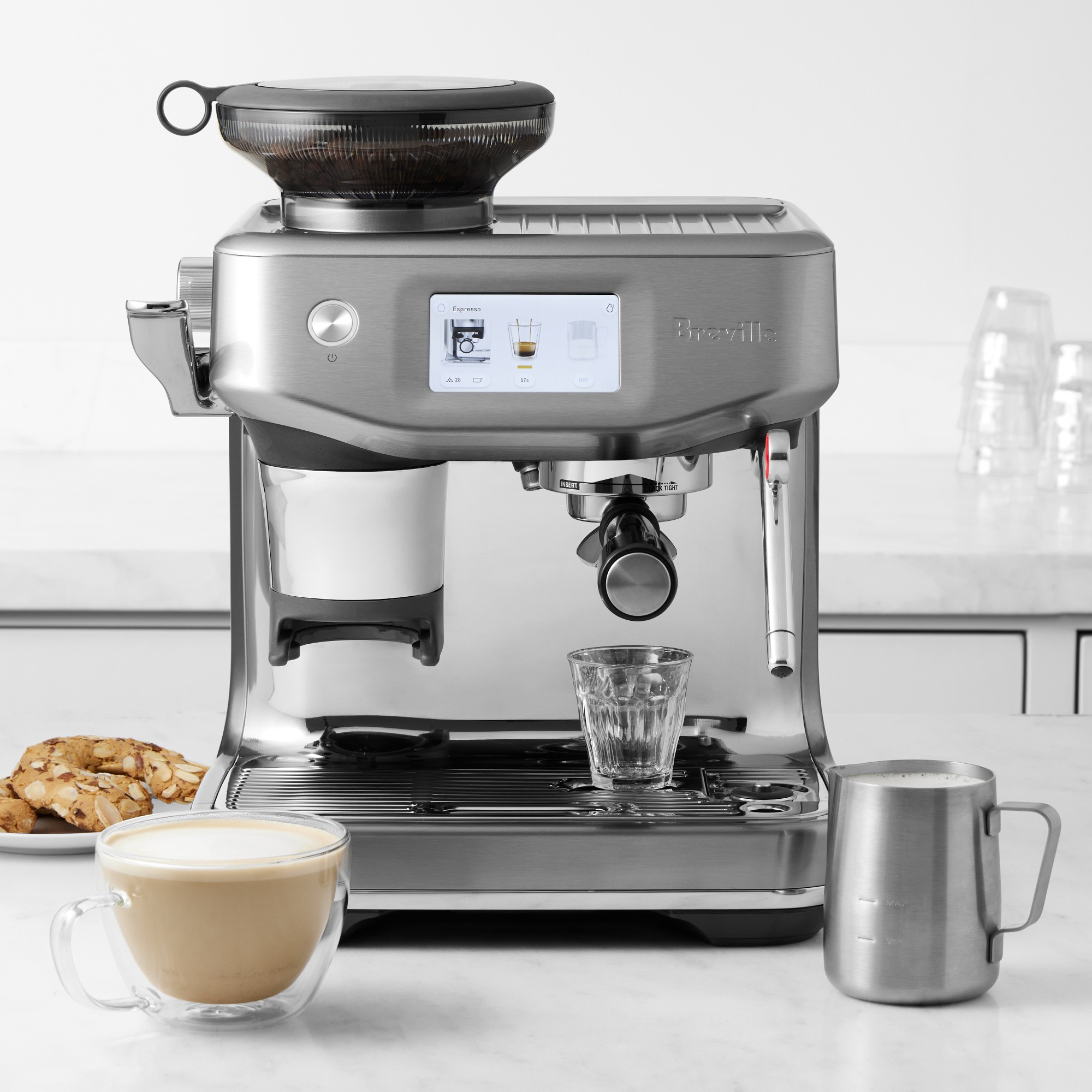 Breville's Touch Impress Espresso Machine makes cafe quality coffee at home  - ABC7 Chicago