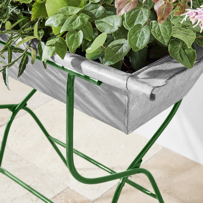 Galvanized Wash Tub with Stand Williams Sonoma