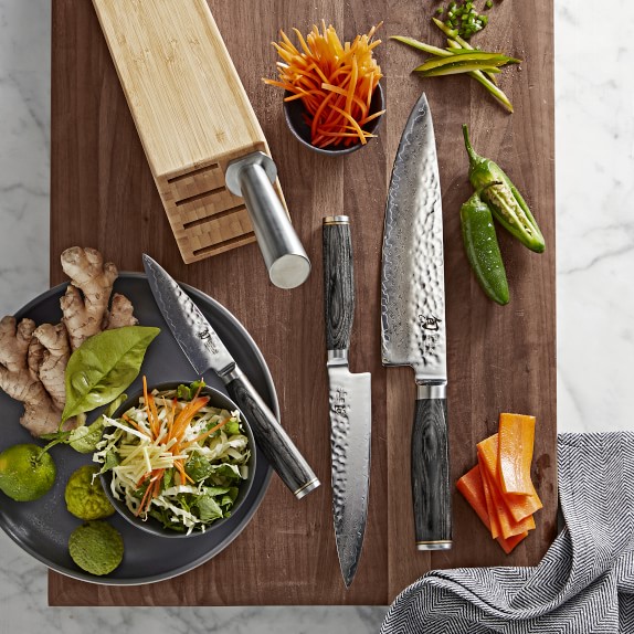 Shun Premier Grey Knife Block, Set of 5 Williams Sonoma