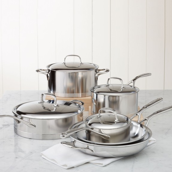 Demeyere Atlantis Stainless-steel 10-piece Cookware Set 