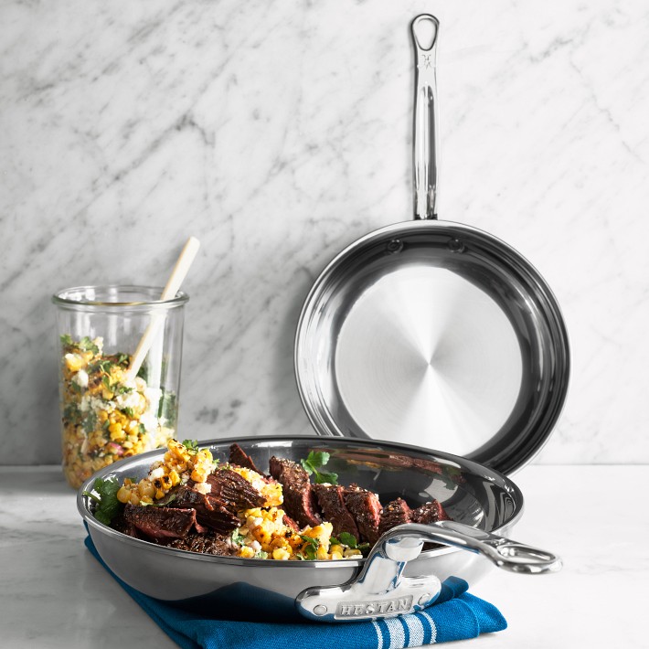 Hestan NanoBond™ Stainless-Steel Skillet Fry Pan, Set of Williams Sonoma