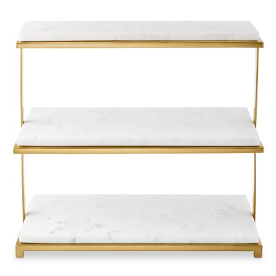 Marble & Brass 3 Tiered Stand