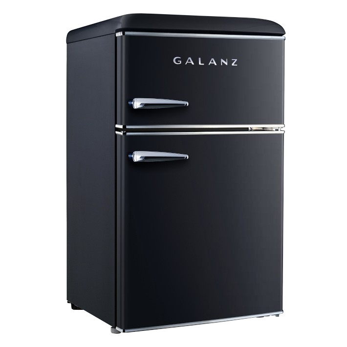 Galanz Retro dual door 4-cu ft Standard-depth Freestanding Mini