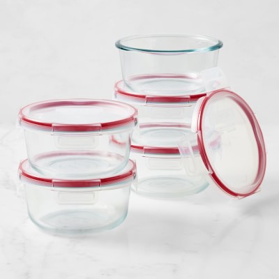 Freshlock Microban 10-Piece Glass Storage Set with Lids