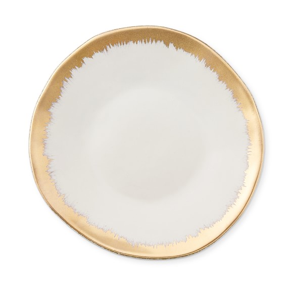 Brushed Gold Salad Plates Set of 4 Williams Sonoma