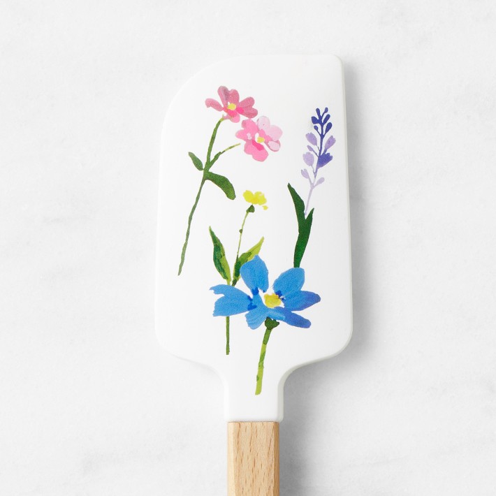 Williams Sonoma Silicone Spatula Pressed Flowers, Set of 3