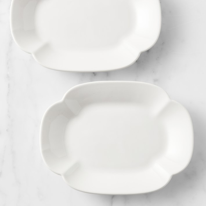 Scalloped Appetizer Plates, Set of 4 Williams Sonoma CA Williams Sonoma
