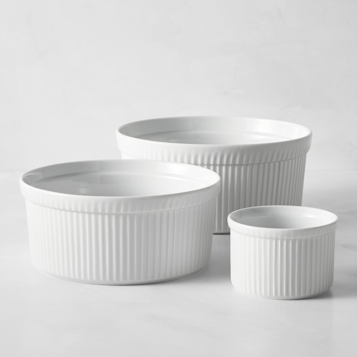 Apilco Porcelain Soufflé Dishes Williams Sonoma