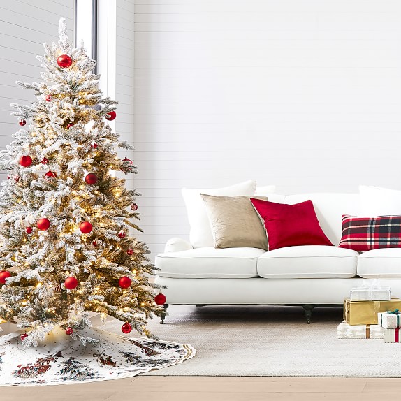 Twas the Night Before Christmas Tree Skirt Williams Sonoma