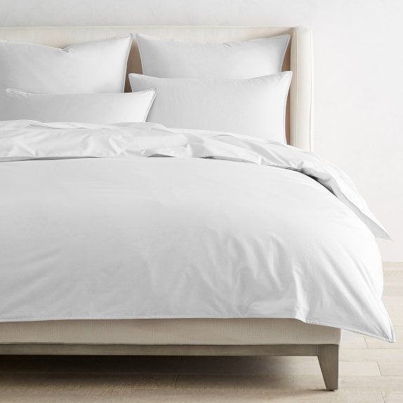 Chambers® Italian Percale Duvet Cover & Shams | Williams Sonoma