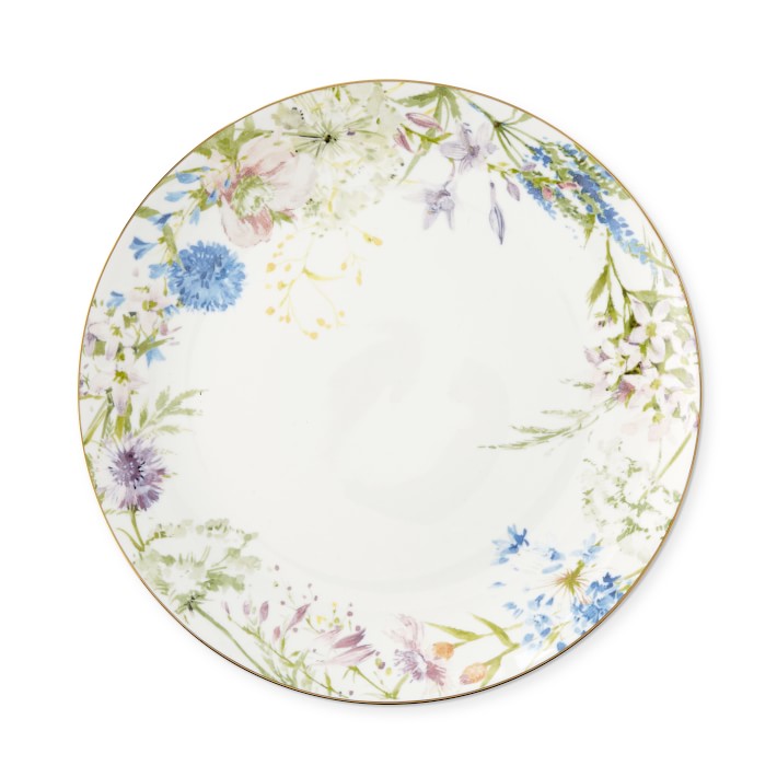 Floral Meadow Wreath Salad Plates | Williams Sonoma