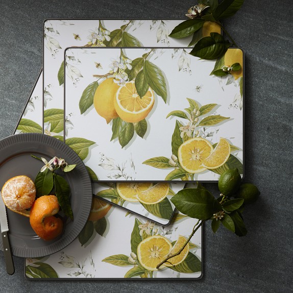 Meyer Lemon Hard Placemat Williams Sonoma