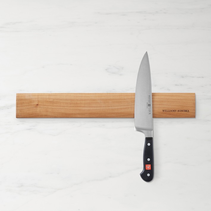 Karu plast kæde Williams Sonoma Maple Wood Magnetic Knife Holder | Williams Sonoma