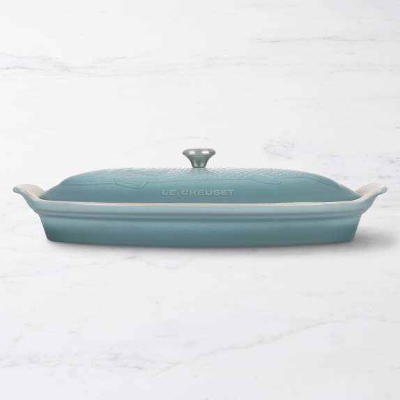 Le Creuset Stoneware Oval Fish Baker Williams Sonoma