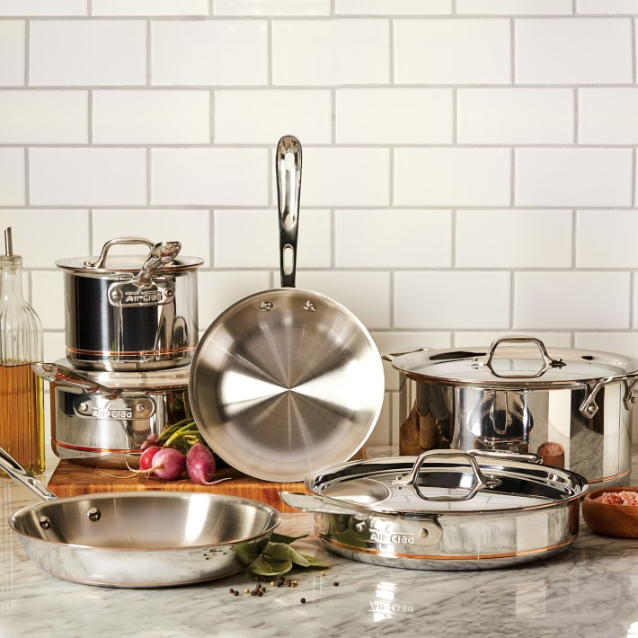 All-Clad Copper Core Frying Pans Williams Sonoma