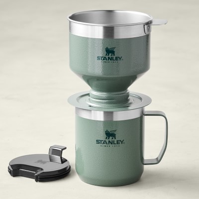 Williams Sonoma Stanley Legendary Food Jar and Spork 14-Oz., Hammertone  Green