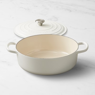 Le Creuset Signature Cast-Iron Round Wide Dutch Oven - 6 3/4-qt ...