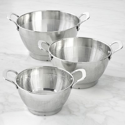 Williams Sonoma Stainless-Steel Colanders | Williams Sonoma