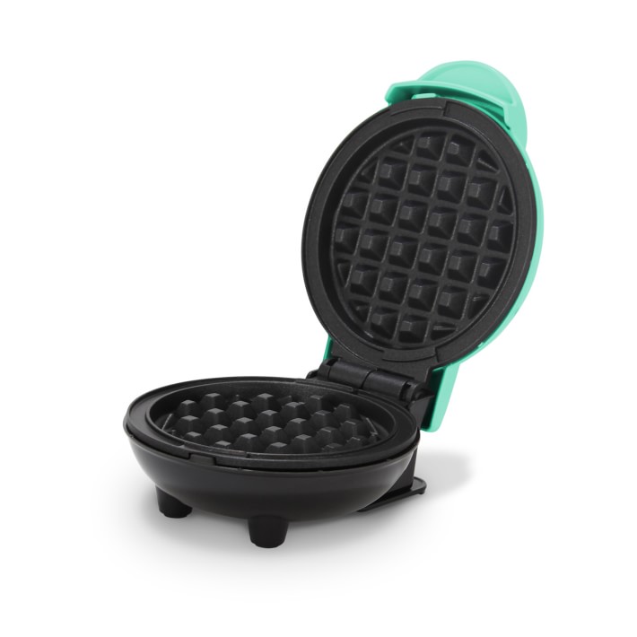 Waffle Maker, 2 Slices Waffle Iron, Compact Chaffle Maker for Breakfast,  with Indicator Lights, Easy to Clean, PFOA Free, Black