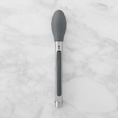 Williams Sonoma Stainless-Steel Silicone Pasta Tongs