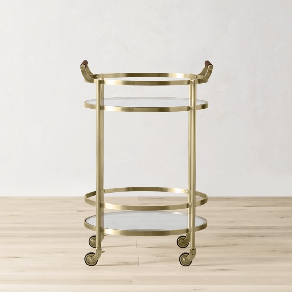 Truman Round Bar Cart | Williams Sonoma