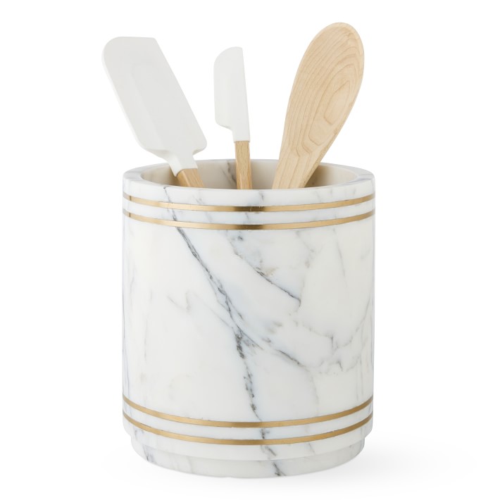 Wilton Whisk w/Marble Handle Gold