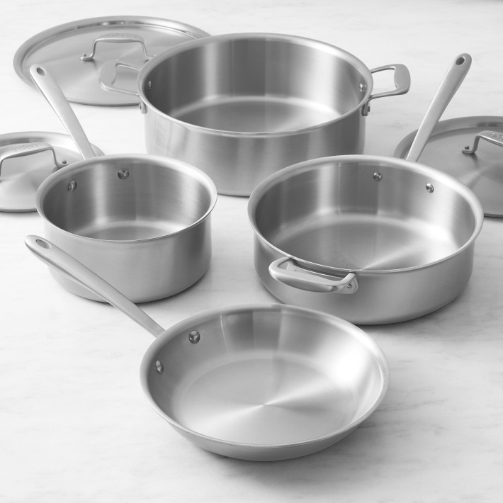 All-Clad All Clad Stainless Steel 7-Piece Cookware Set - 100