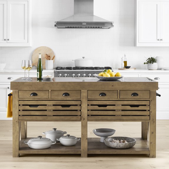 Cooper Double Kitchen Island Williams Sonoma