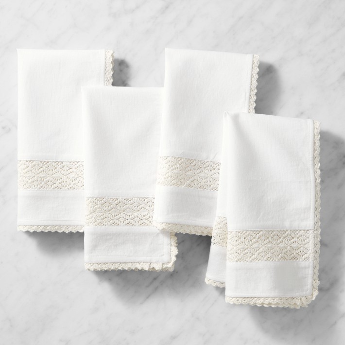 Espresso Crochet Kitchen Towel Set