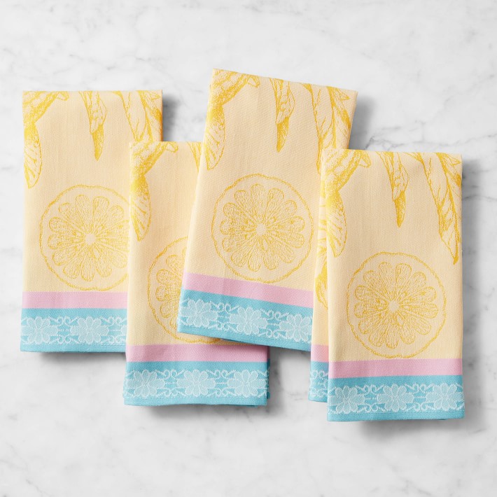 Bright Jacquard Napkins, Set of 4