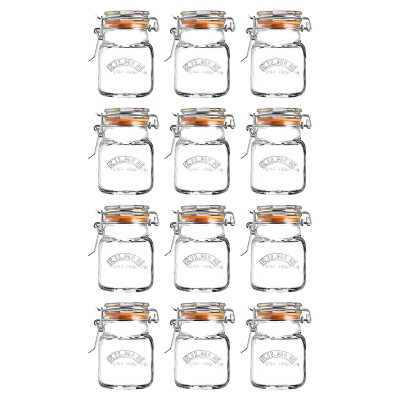 Clip Top Square Spice Jar 70ml