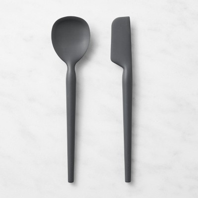 Williams Sonoma Prep Tools Silicone Mini Spoonula and Jar Scraper Set