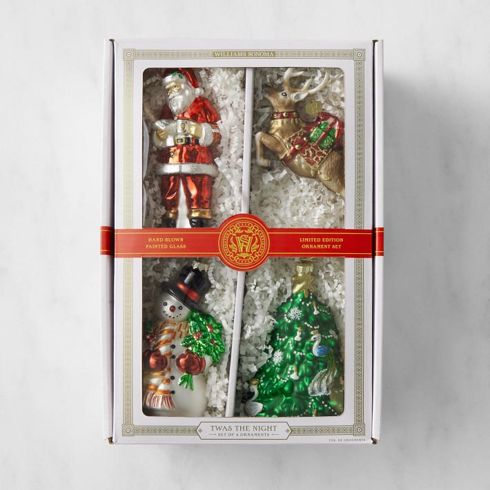 Williams Sonoma Ornament Ice Moulds, Set of 4