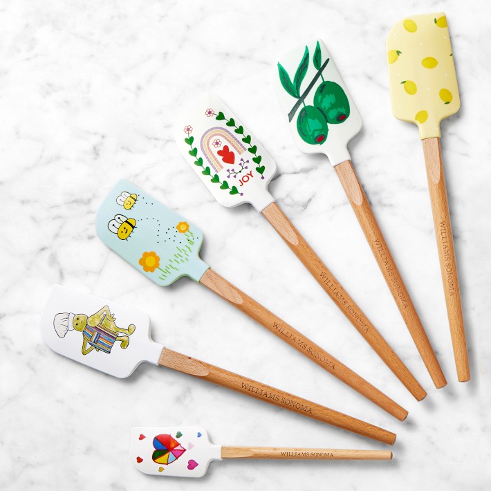 Small Wooden Spatulas, Mini Cooking Spatulas, Gift for Home Cooks, Flat  Edged Colored Wood Spatulas, Small Size Kitchen Utensils for Kids 