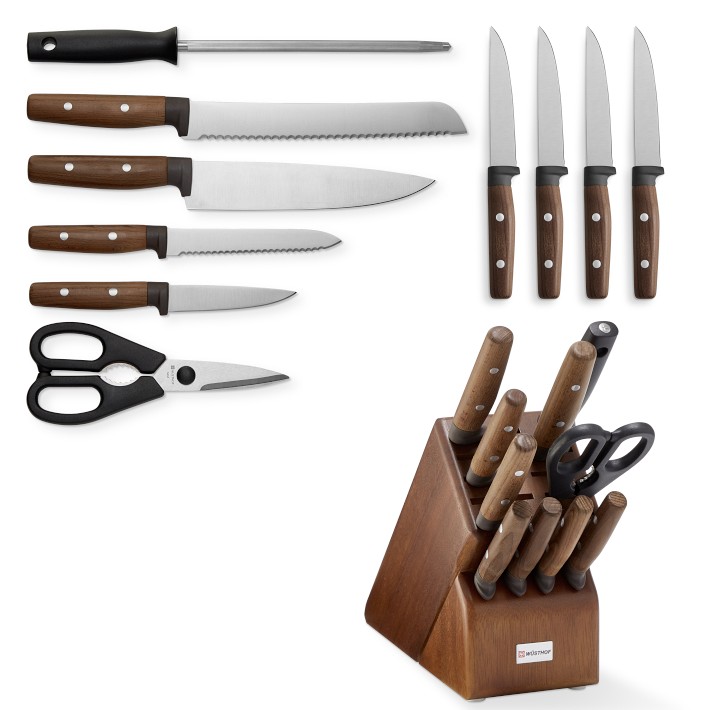 Sabatier Edgekeeper Pro 11-Piece Knife Set w/ Knife Block 