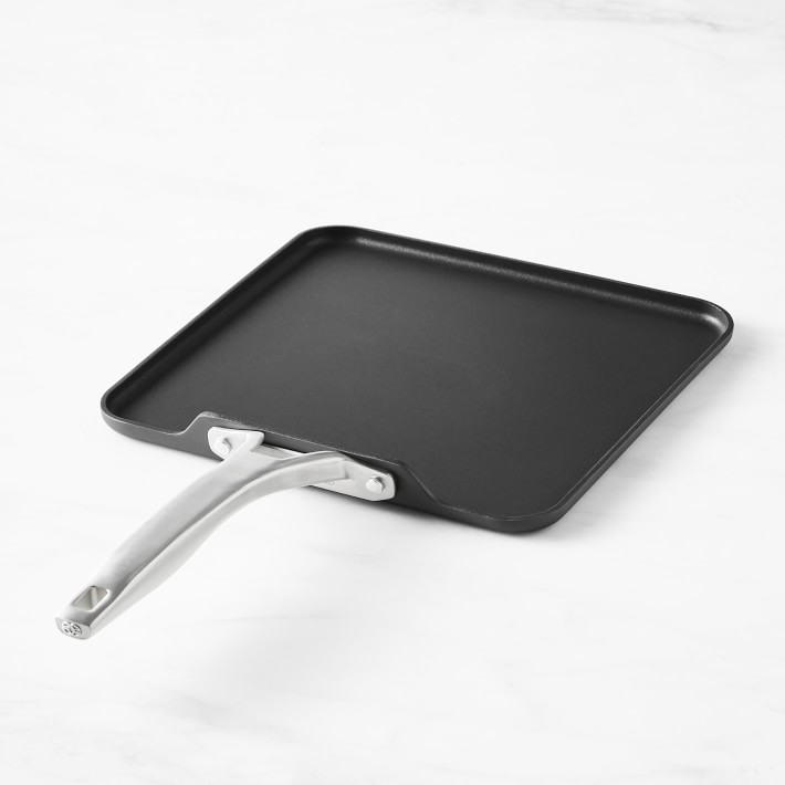 Calphalon Contemporary Hard-Anodized Aluminum Nonstick Cookware, Square  Griddle Pan, 11-inch, Black