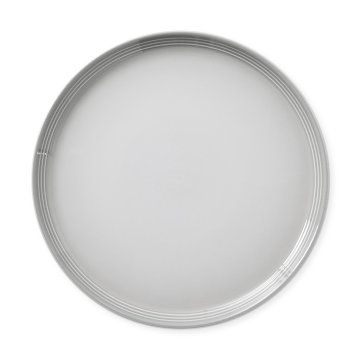 Le Creuset San Francisco Coupe Dinner Plates French Grey Set of 4